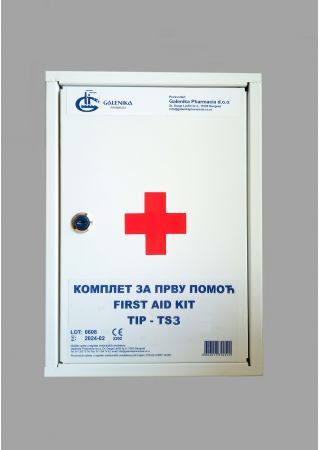 Komplet za pružanje prve pomoći - ormarić (za do 20 zaposlnih)